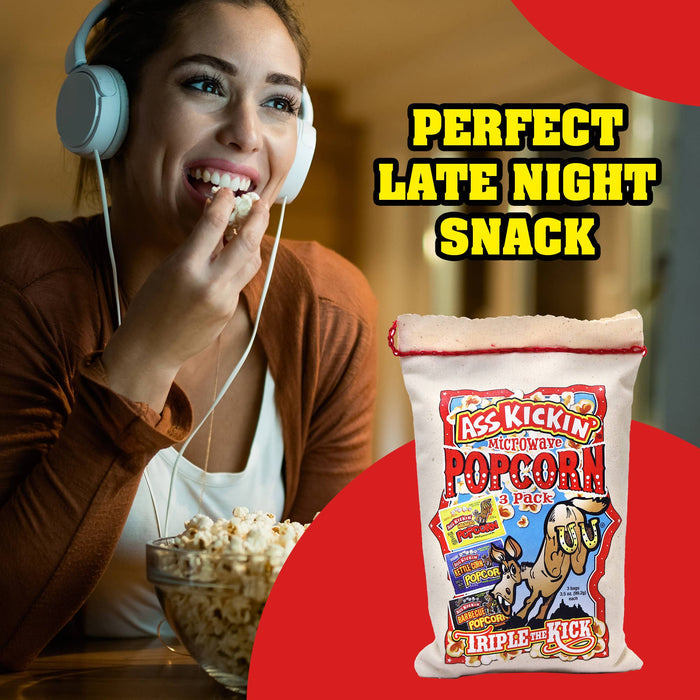 Ass Kickin’ Popcorn 3 Pack Assortment