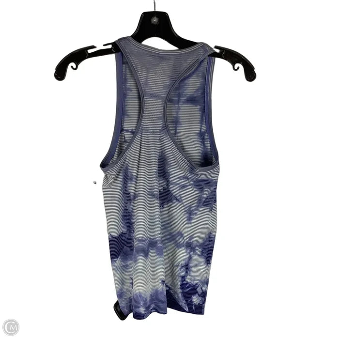 Athletic Tank Top By Lululemon In Blue, Size: 4