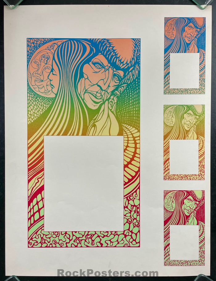AUCTION - AOR 2.50 - BG-53 - Uncut Progressive Proof - 1967 Poster & Cards - Fillmore Auditorium - 1967 Poster- Near Mint Minus - SF Rock Posters & Collectibles