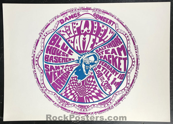 AUCTION - Grateful Dead - 1967 Poster - Santa Venetia Armory - Near Mint