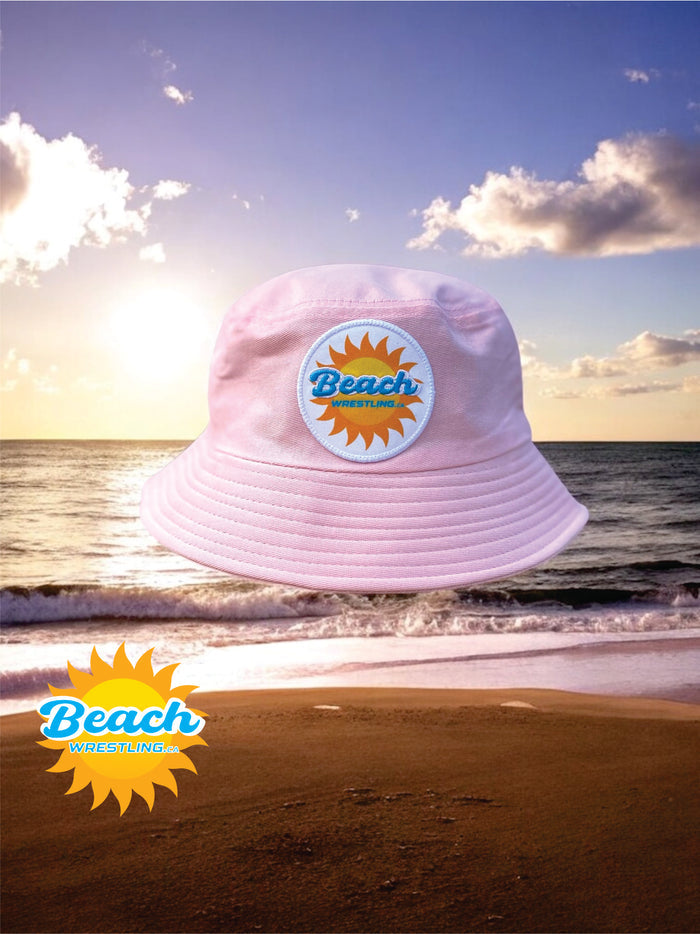 Beach Wrestling Bucket Hat Rosy