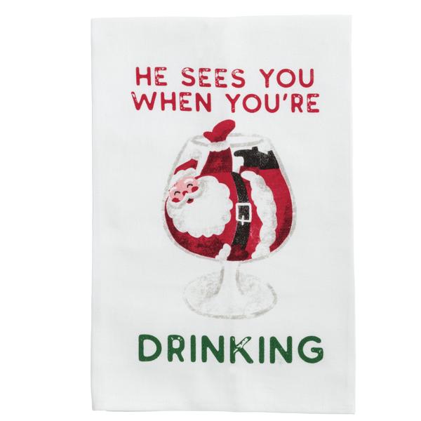 Christmas Drinking Bar Towels (6 Styles)