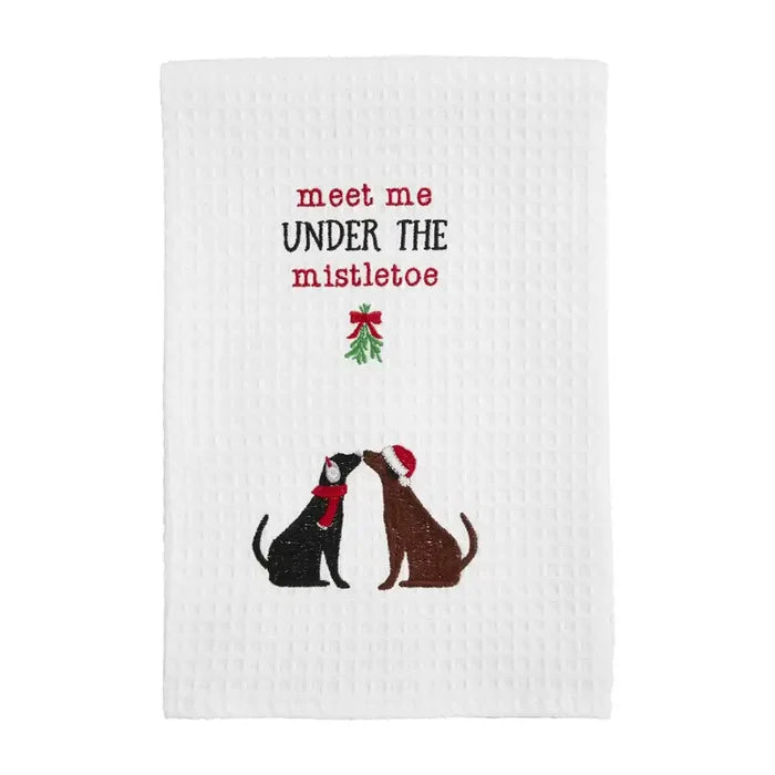 CHRISTMAS WAFFLE TOWEL
