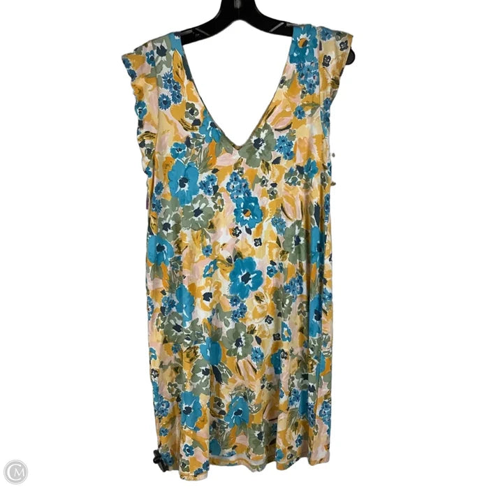 Dress Casual Short By Loft In Floral Print, Size: S
