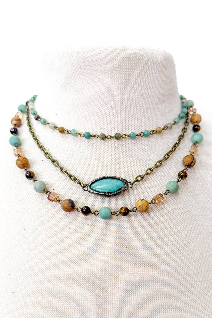 Dylan Designs - Emory Necklace Amazonite Short