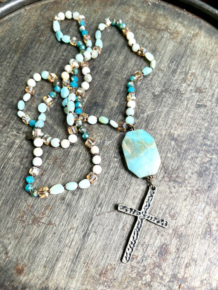 Dylan Designs - Stephanie Necklace Amazonite