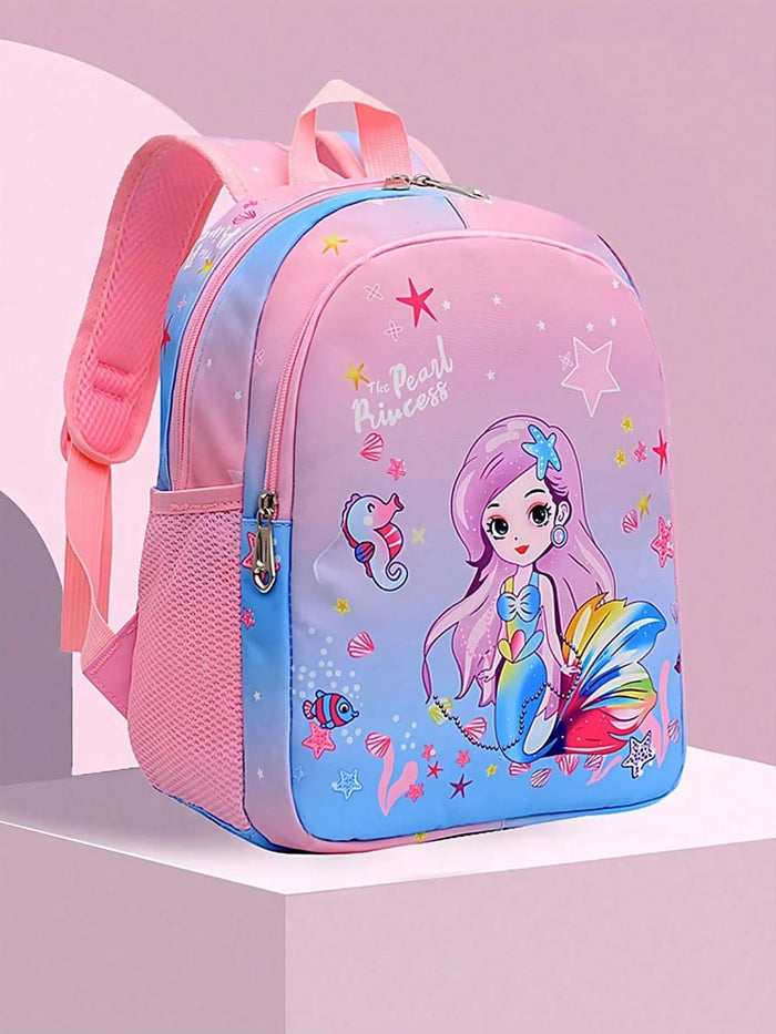 Girls Mermaid Princess School Backpack – SHEIN Fast Delivery in 5 Days