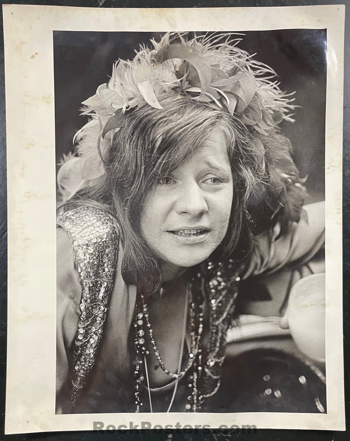 Janis Joplin - Tony Lane - Black & White Photograph - Excellent