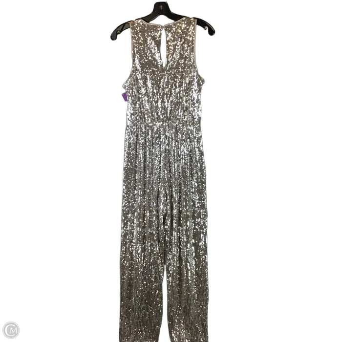 Jumpsuit By Express In Silver, Size: Xs