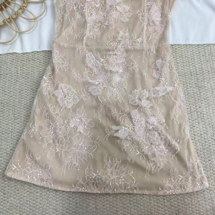 Lightweight Lace Mini Skirt