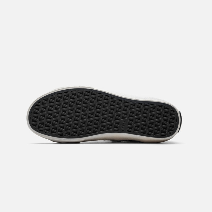 STRAYE Logan Puff Forest – outsole bottom view showing grip pattern