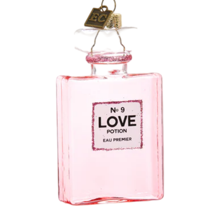 Love Potion Number 9 No. Nine Eau Premier Raz Imports Ornament