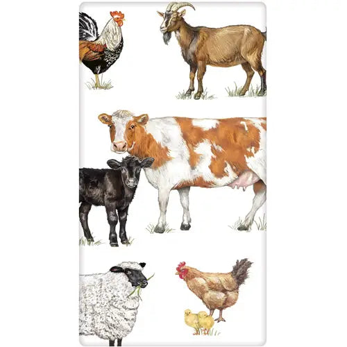 Mary Lake-Thompson Ltd. - Farmhouse Animals Towel