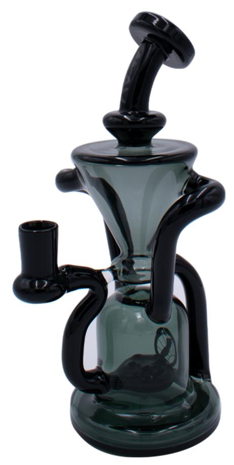 MAV Glass 9" Humboldt Recycler Dab Rig - Black