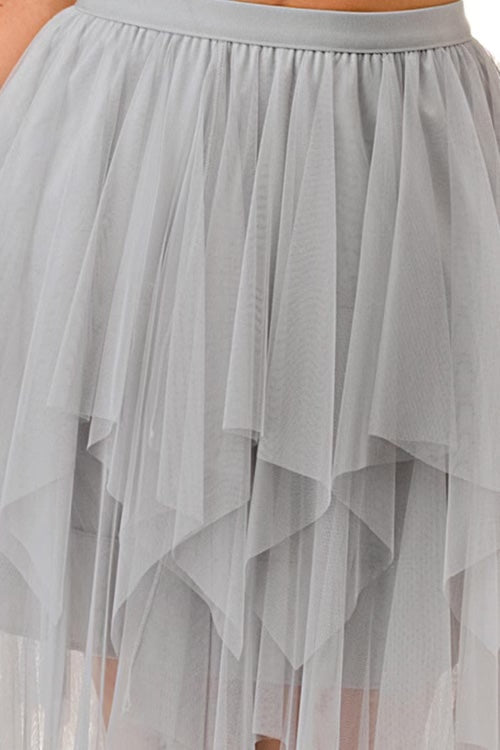 Mesh Tutu Long Skirt- 5 colors