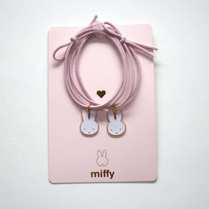 Miffy Pink Bracelets / Hair Elastic Duo