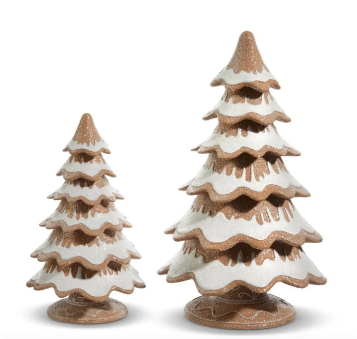 RAZ Gingerbread Trees (set)