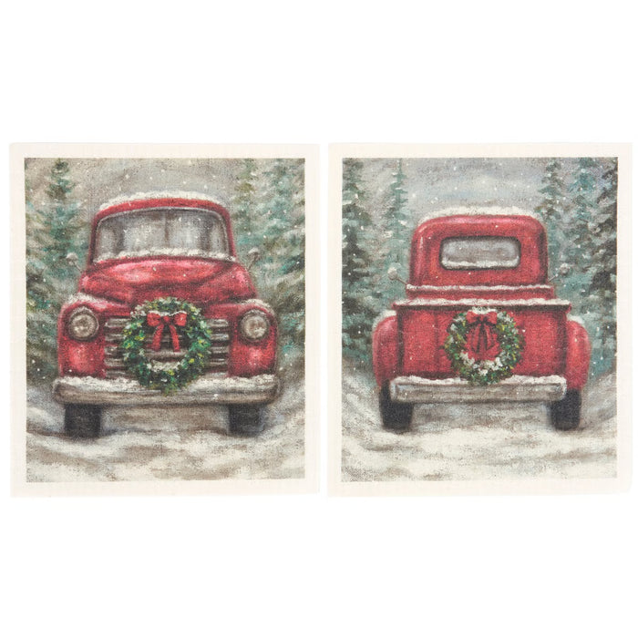 Red Truck Swedish Cloth- 2 STYLES
