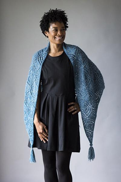 Reflection Shawl Pattern Rozetti Yarns