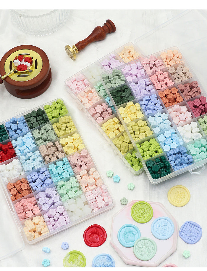 Sakura Realm: 15-Color Wax Seal Beads Set