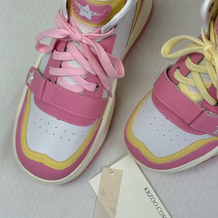 Scattered high-top sneakers