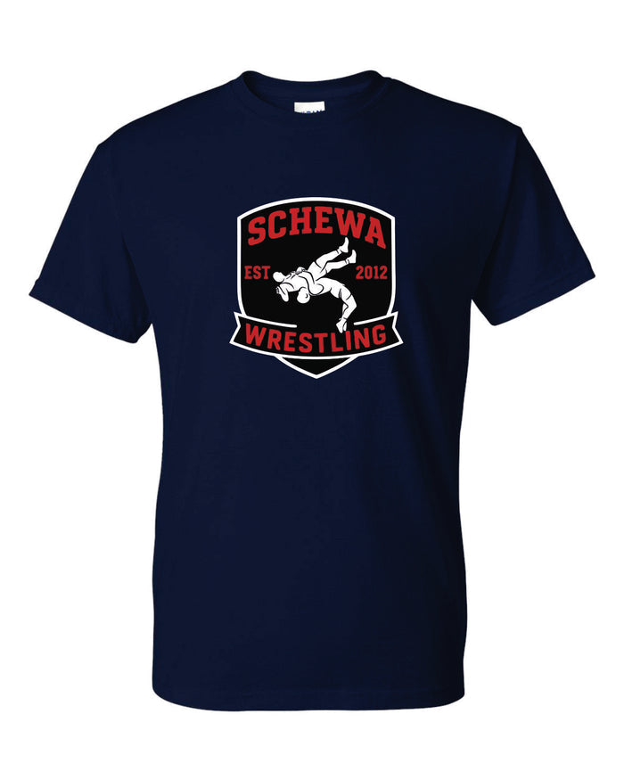 Schewa Wrestling Club Cotton Tee Youth and Adult Black
