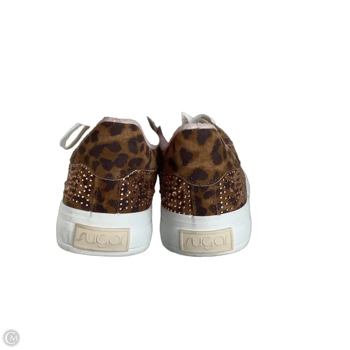 Shoes Sneakers By Sugar In Animal Print, Size: 9.5