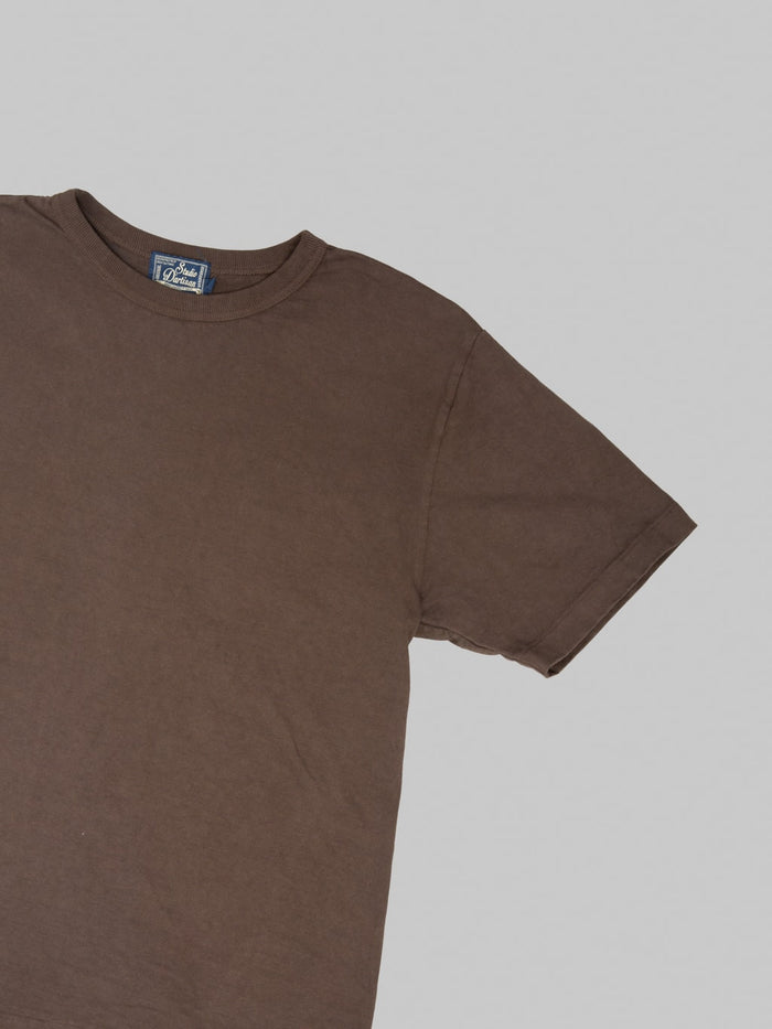 Studio D'Artisan 8204 "Ishikawadai" Tubular Jersey T-Shirt Charcoal Black