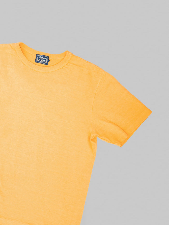 Studio D'Artisan 8204 "Ishikawadai" Tubular Jersey T-Shirt Yellow