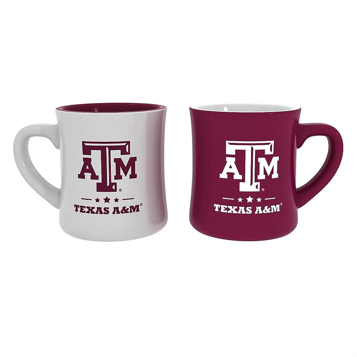 Texas A & M University 10oz Ceramic Cup Set, 2pc