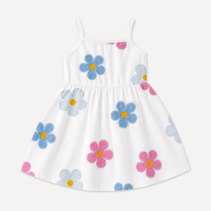 Toddler Girls Floral Print Sleeveless Dress