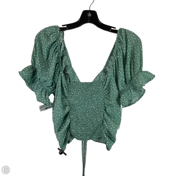 Top Short Sleeve By Clothes Mentor In Green, Size: L