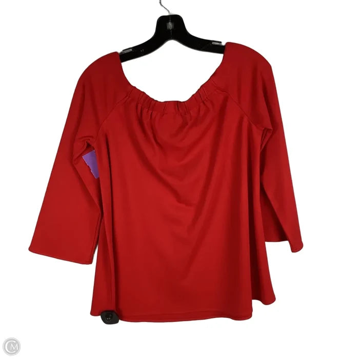 Top Short Sleeve By Tuckernuck In Red, Size: M