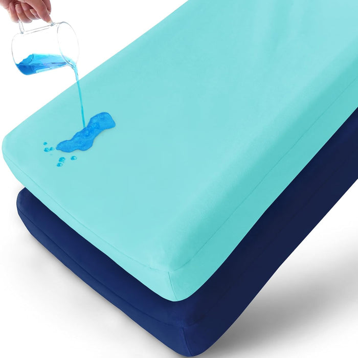 Aqua & Navy