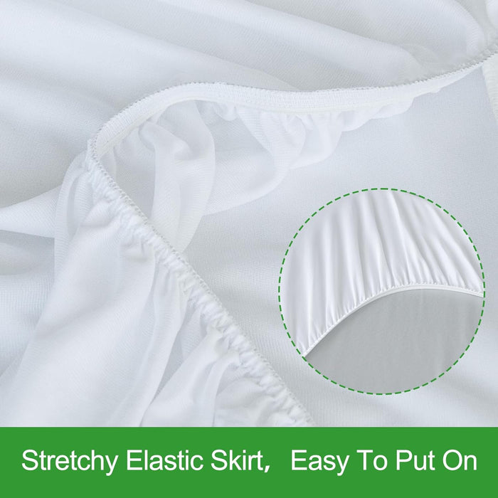 Waterproof Mattress Protector Twin & Full Size, Premium Bamboo Mattress Pad Cover Fitted with Deep Pocket Up to 14" Depth - Biloban Online Store
