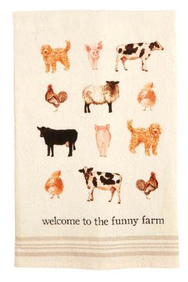 Welcome Farm Animal Towel