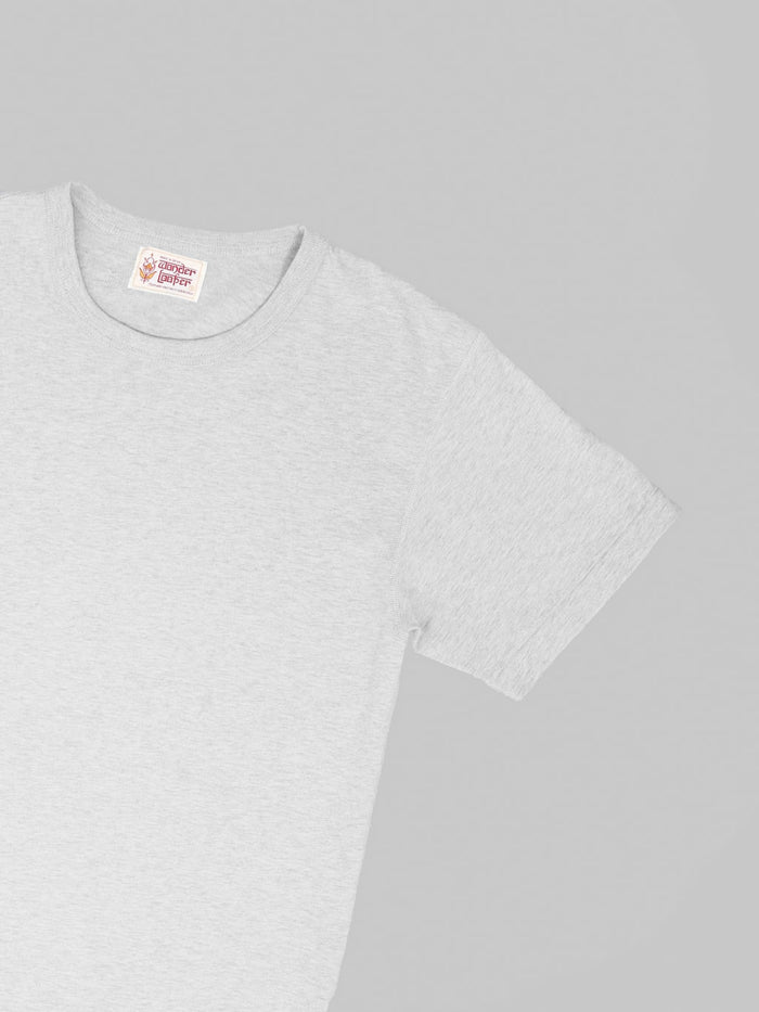 Wonder Looper Suvin Gold Tsuriami TShirt Heather Grey sleeve
