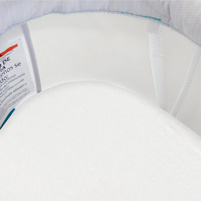 100% Organic Cotton Bassinet Sheets Compatible with Fisher-Price Soothing Motions Bassinet - 2 Pack, White - Biloban Online Store