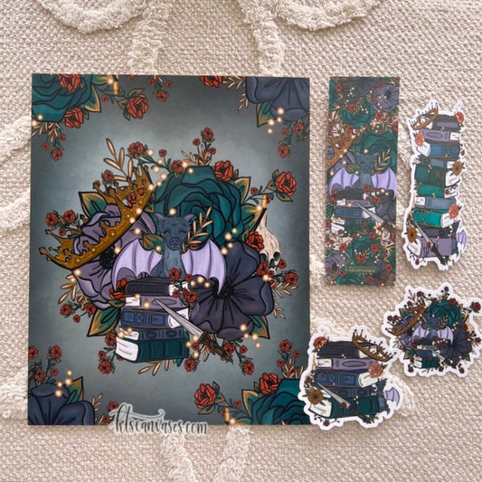 #11 Fantasy Story Florals Art Print Bundle Set of 5