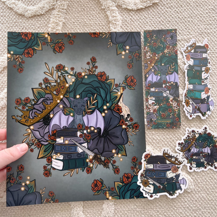 #11 Fantasy Story Florals Art Print Bundle Set of 5