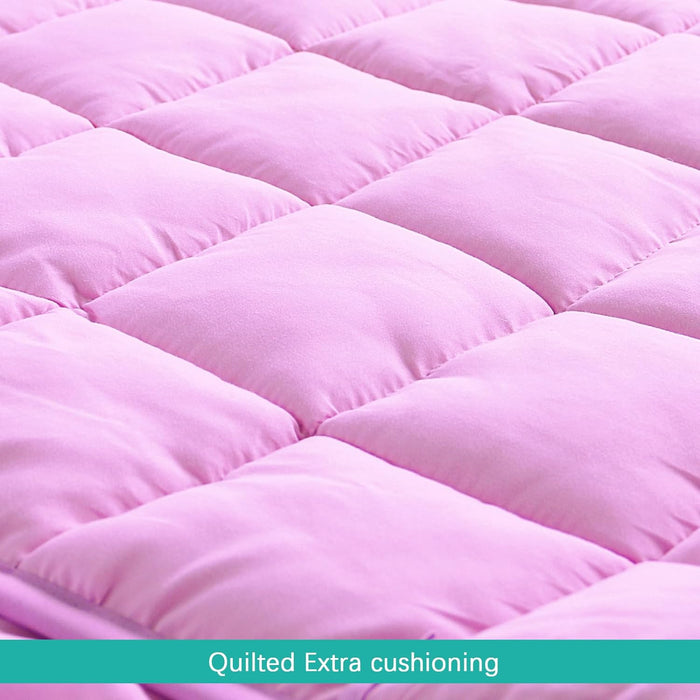 2 Pack Nap Mat with Pillow and Blanket for Toddlers, Nap Mats for Preschool Daycare, Quilted Kids Sleeping Bag for Girls Toddler Nap Mat, Durable & Machine Washable (Improved Thickness) - Biloban Online Store