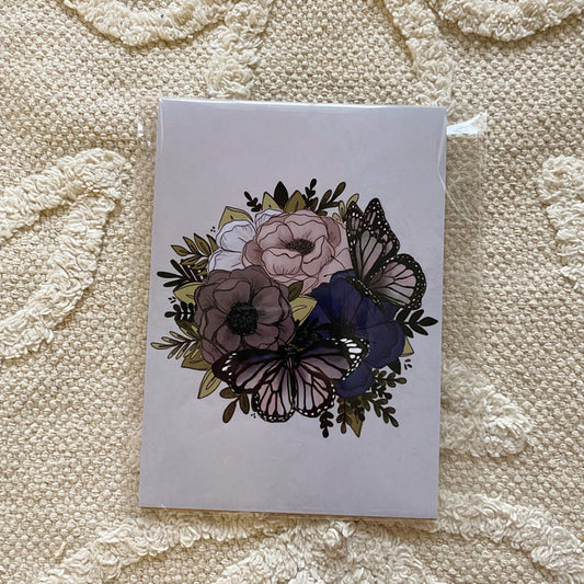 #27 Purple Butterfly Art Print Bundle Set of 6