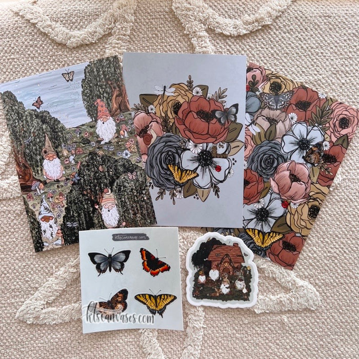 #29 Garden Florals Art Print Bundle Set of 5