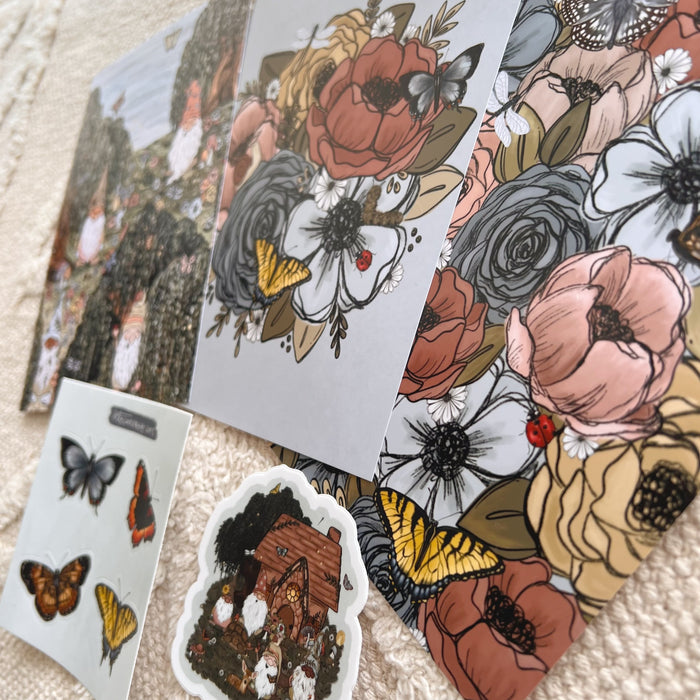 #29 Garden Florals Art Print Bundle Set of 5