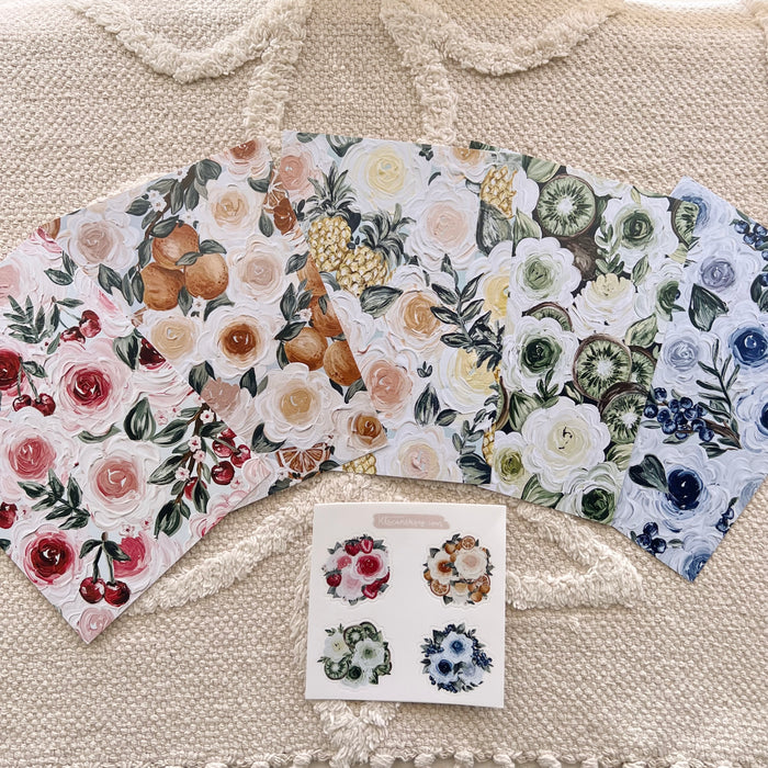#42 Fruit Floral Art Print Bundle Set of 6