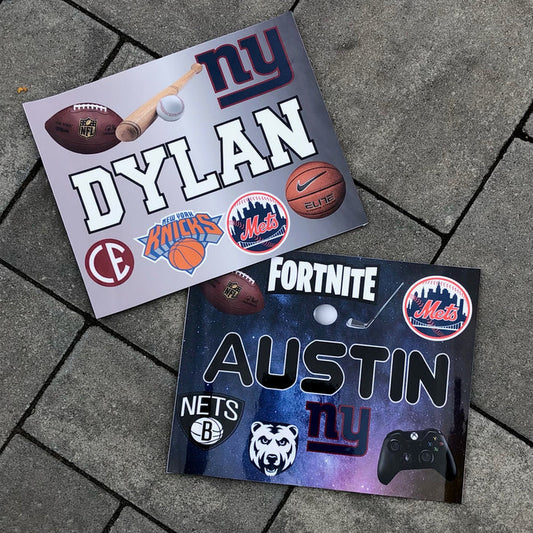 8x11 "Favorite Things" Name Decal