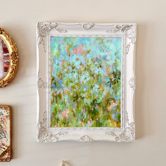 A Daydream of Ella in the Garden Art Print