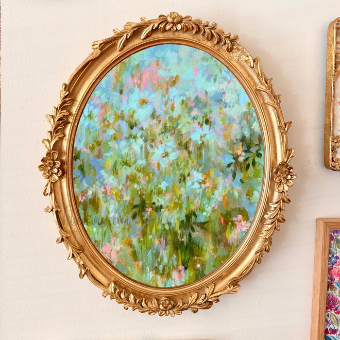 A Daydream of Ella in the Garden Art Print