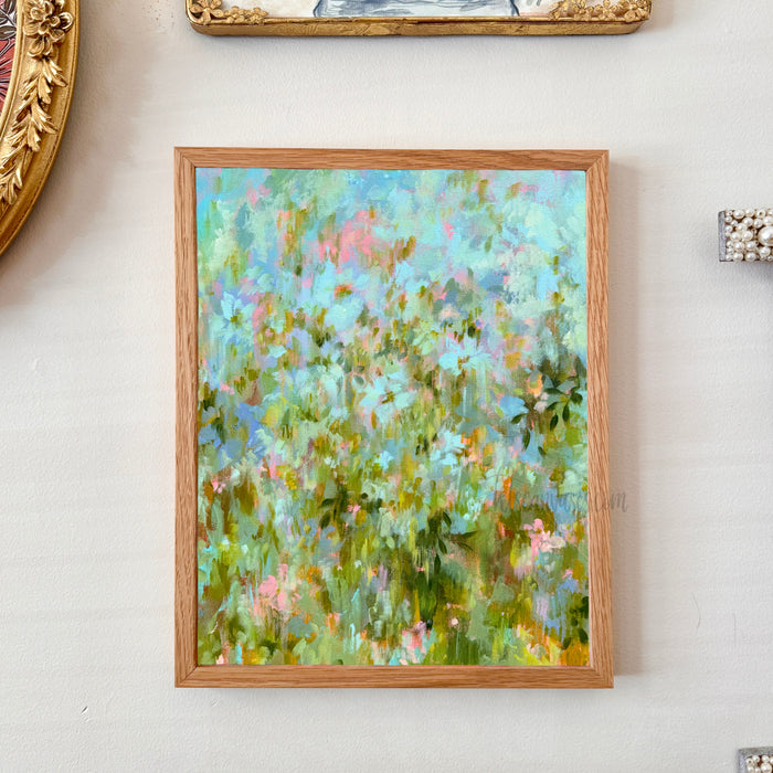 A Daydream of Ella in the Garden Art Print