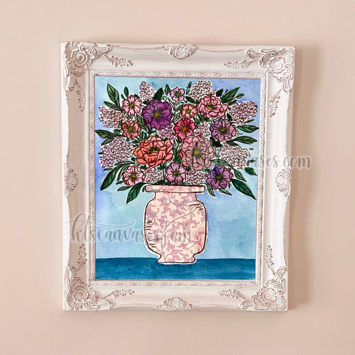 Abstract Florals No. 25 Art Print